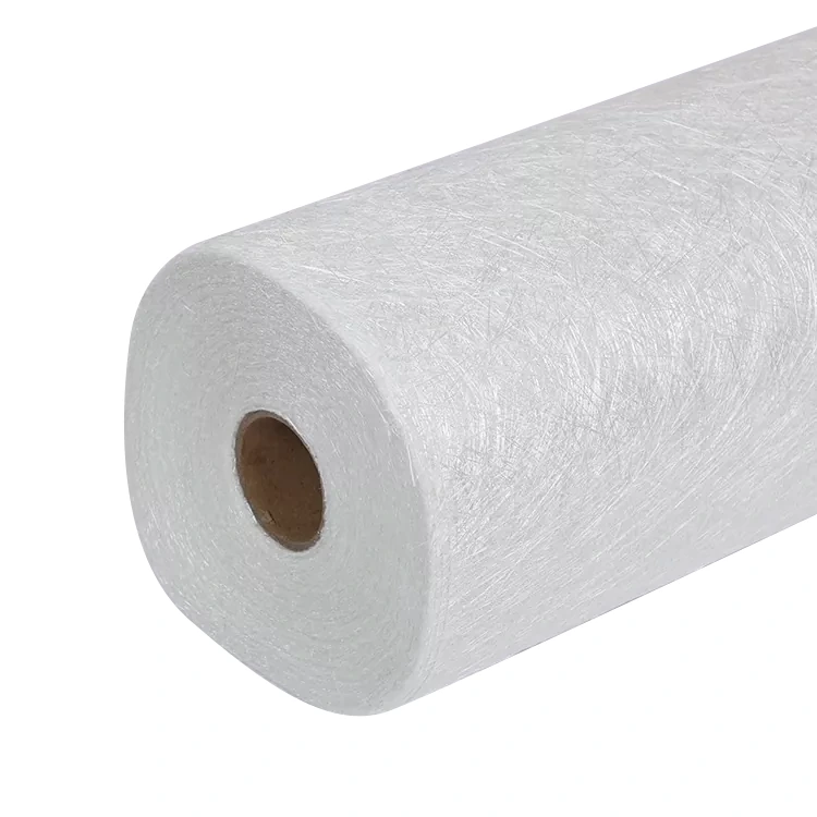 Tapis à brins coupés en fibre de verre lié à la poudre