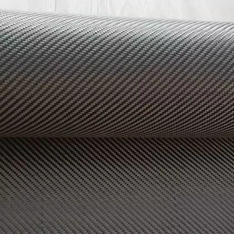 Tissu en fibre de carbone à armure sergé